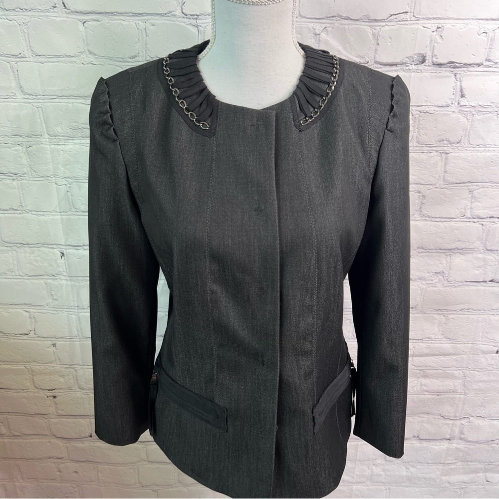 TAHARI Blazer Jacket And Pant Suit 6 8